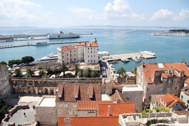 oranje geel abstracte patroon tegel oppervlak achtergrond