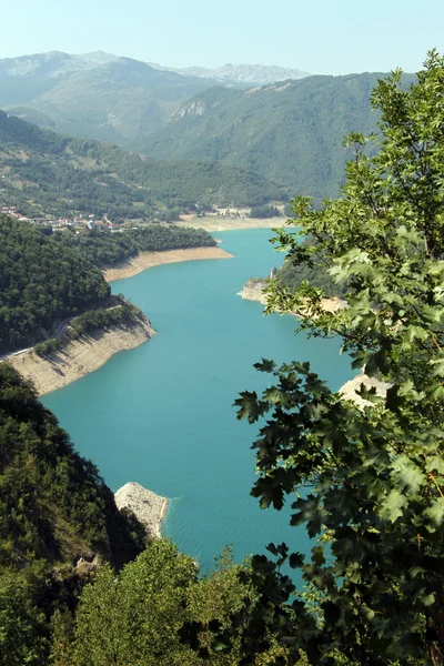 Piva lake — Stock Photo, Image