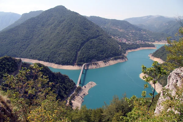 Piva jezero — Stock fotografie