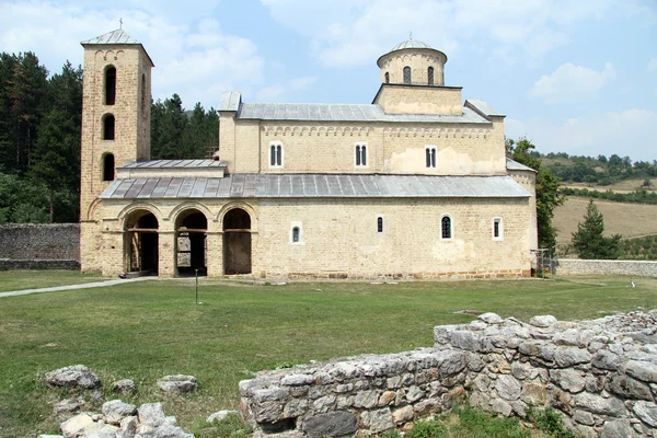 Monasterio Sopochani — Foto de Stock