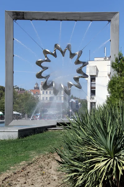 Plovdiv szökőkút — Stock Fotó