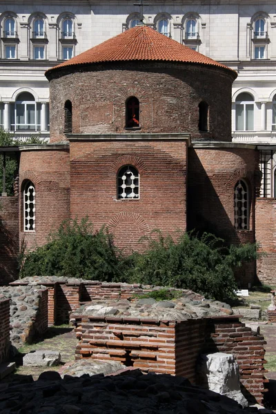 Brick church — Stock Photo, Image