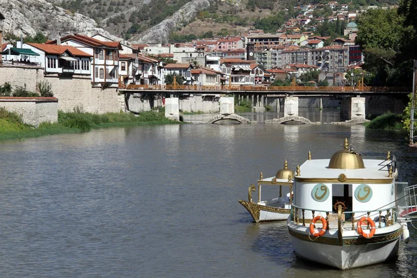 Barco em Amasya — Fotografia de Stock