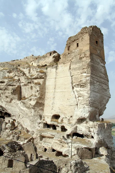 Rock with caves — Stock Photo, Image