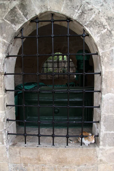 Door and grave — Stock Photo, Image