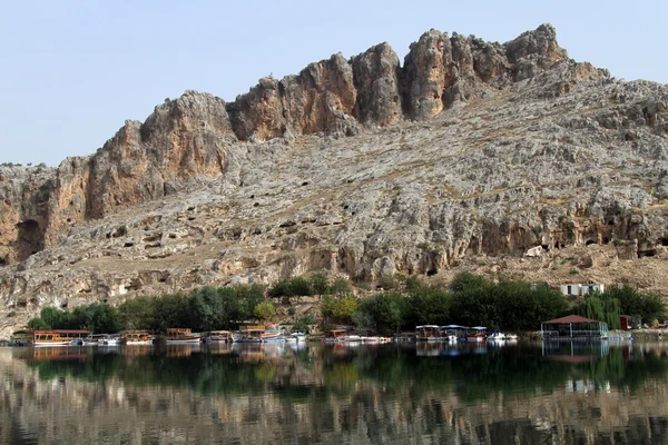 Βάρκες και ποταμό — Φωτογραφία Αρχείου