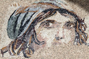 Roman mosaic clipart