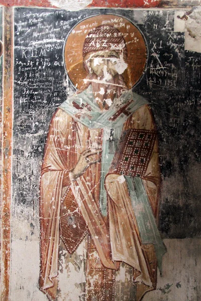 Saint on the wall — Stock Photo, Image