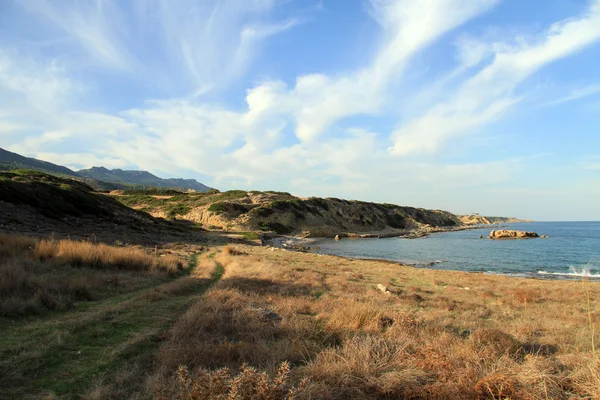 Straße und Meer — Stockfoto