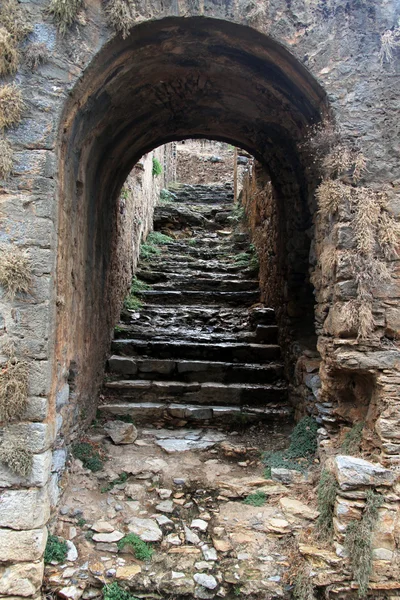 Porta e degraus — Fotografia de Stock