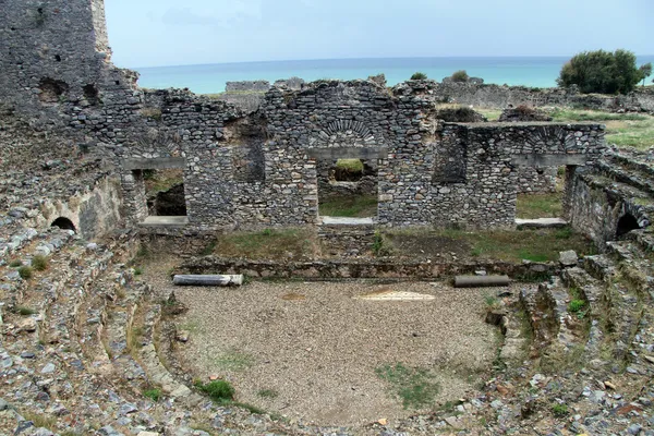 Ruïnes in anamurum — Stockfoto