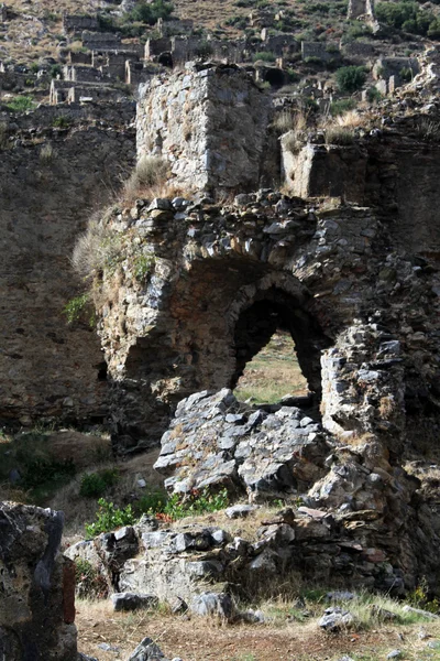 Ruiny w anamurum — Zdjęcie stockowe
