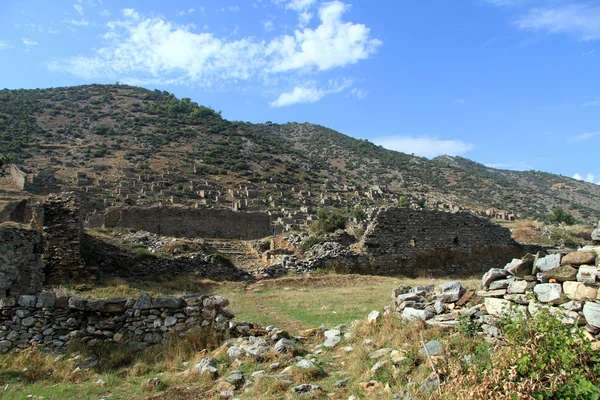 Ερείπια στην anamurum — Φωτογραφία Αρχείου