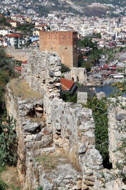 Alanya 'daki kırmızı kule