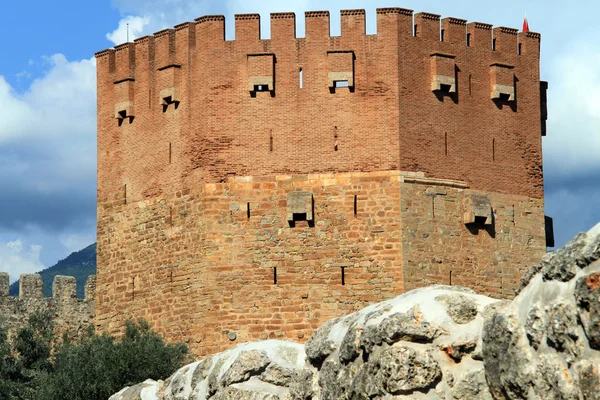 Torre vermelha — Fotografia de Stock