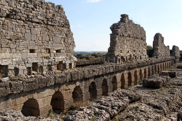 Ruiny w aspendos — Zdjęcie stockowe