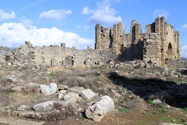 Rovine di agorà — Foto Stock