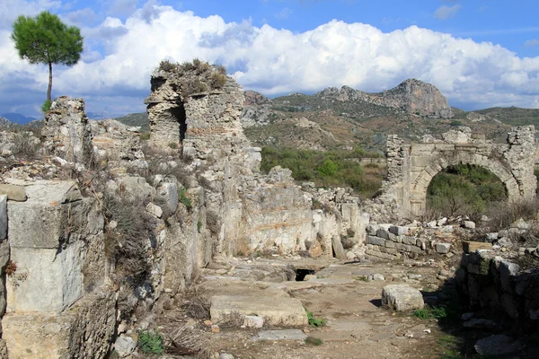 Rovine ad Aspendos — Foto Stock