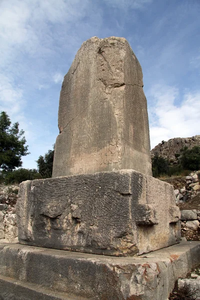 Pomnik w ksanthos — Zdjęcie stockowe