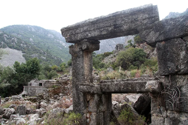 Ruinas en Pinara — Foto de Stock