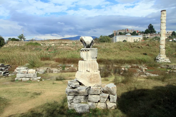 Ruïnes in selchuk — Stockfoto