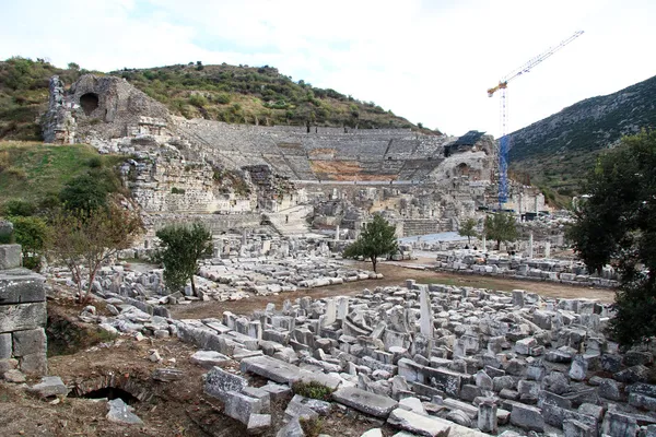 Ερείπια του θεάτρου — Φωτογραφία Αρχείου