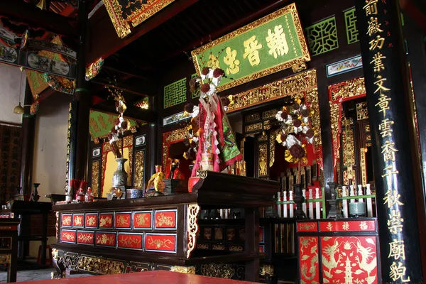 Oltář buddhistický chrám — Stock fotografie