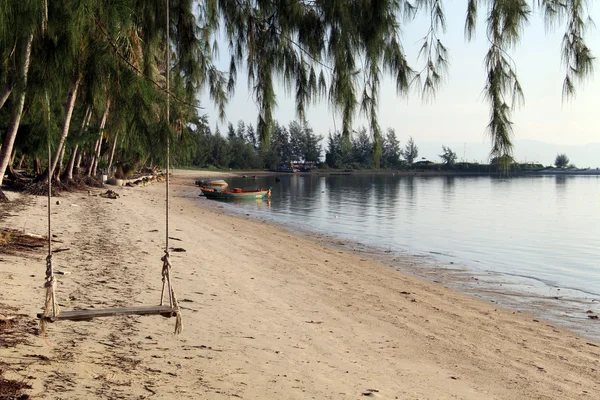 Piasek plaża w ko phangan — Zdjęcie stockowe