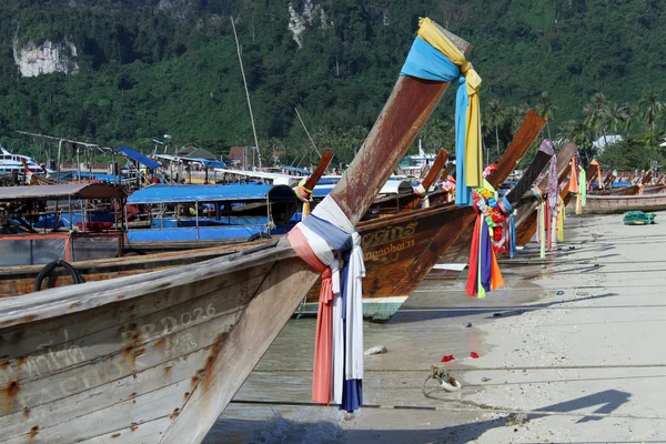 Holzboote — Stockfoto