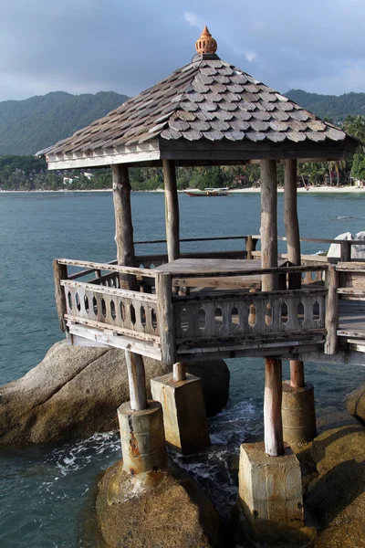 Wooden arbour — Stock Photo, Image