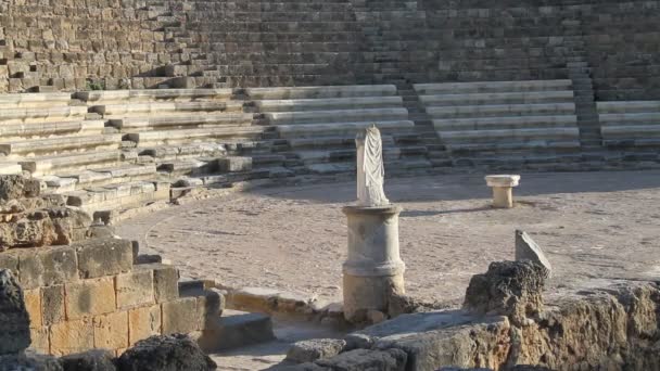 Antikes griechisches Theater — Stockvideo