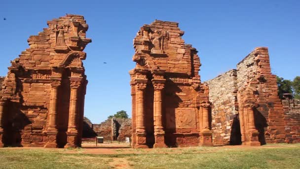 Ruínas de San Ignacio — Vídeo de Stock