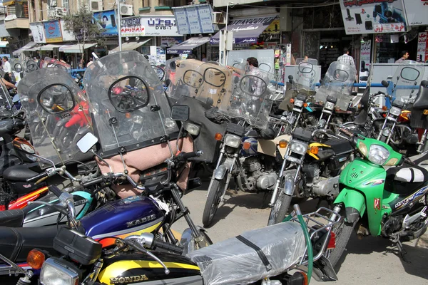 Bikes on the street — Stock Photo, Image