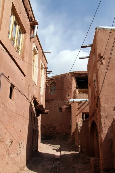 在 abyaneh 街 — 图库照片