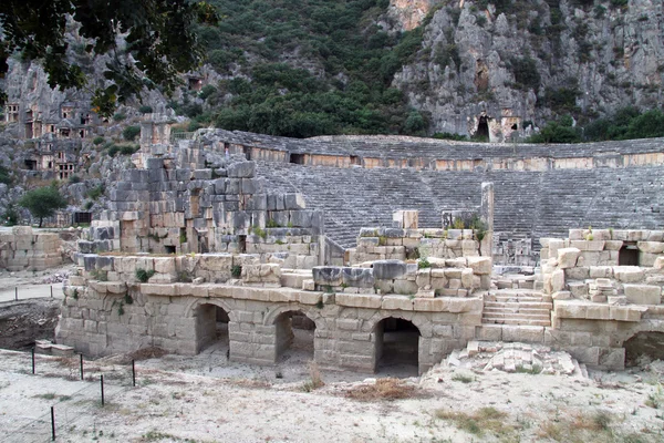 Τάφοι και θέατρο — Φωτογραφία Αρχείου