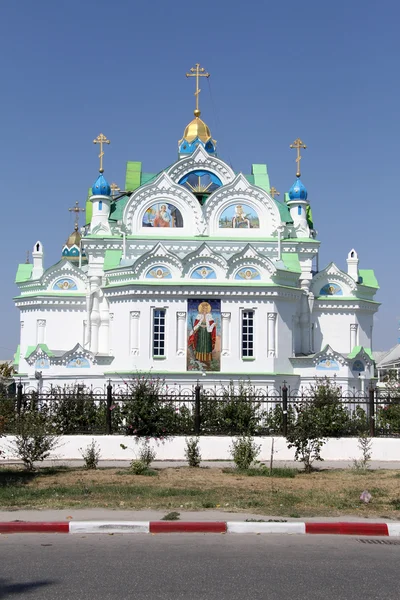 Igreja Ortodoxa Russa Feodosia Crimeia Ucrânia — Fotografia de Stock