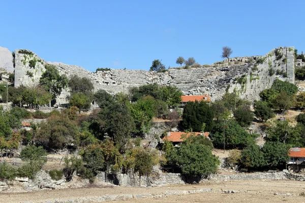 Pueblo y teatro — Foto de Stock