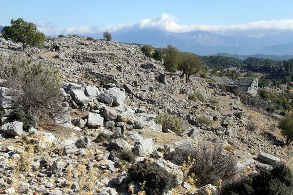 Ruinas en Selge, Turquía — Foto de Stock