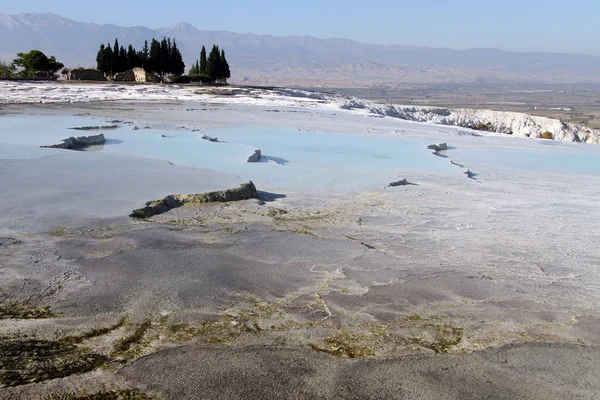 Travertine in Pamukkale — Stock Photo, Image