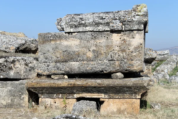 Ruïnes in hyerapolis — Stockfoto