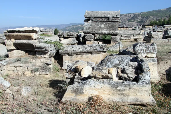 Ruïnes in hyerapolis — Stockfoto