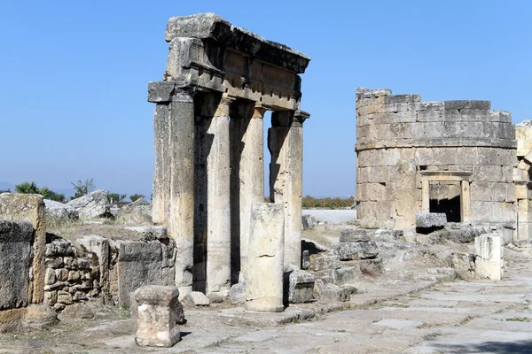 Ruiny v hyerapolis — Stock fotografie