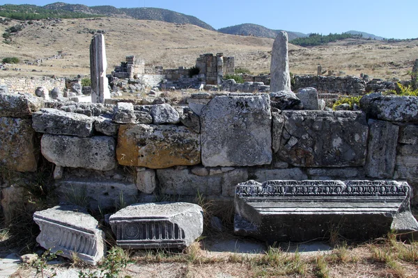 Руины в Хераполисе — стоковое фото