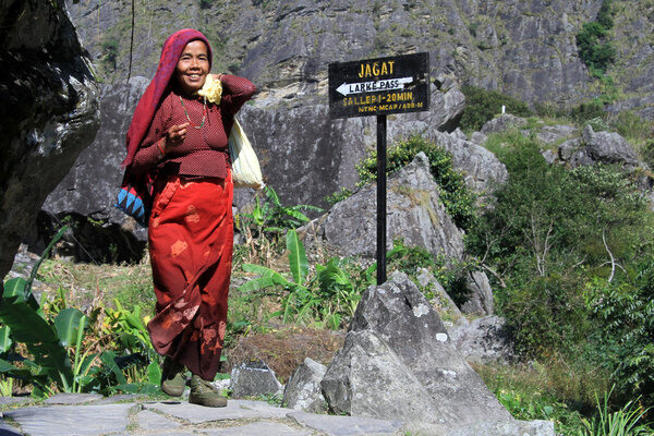 Улыбающаяся женщина