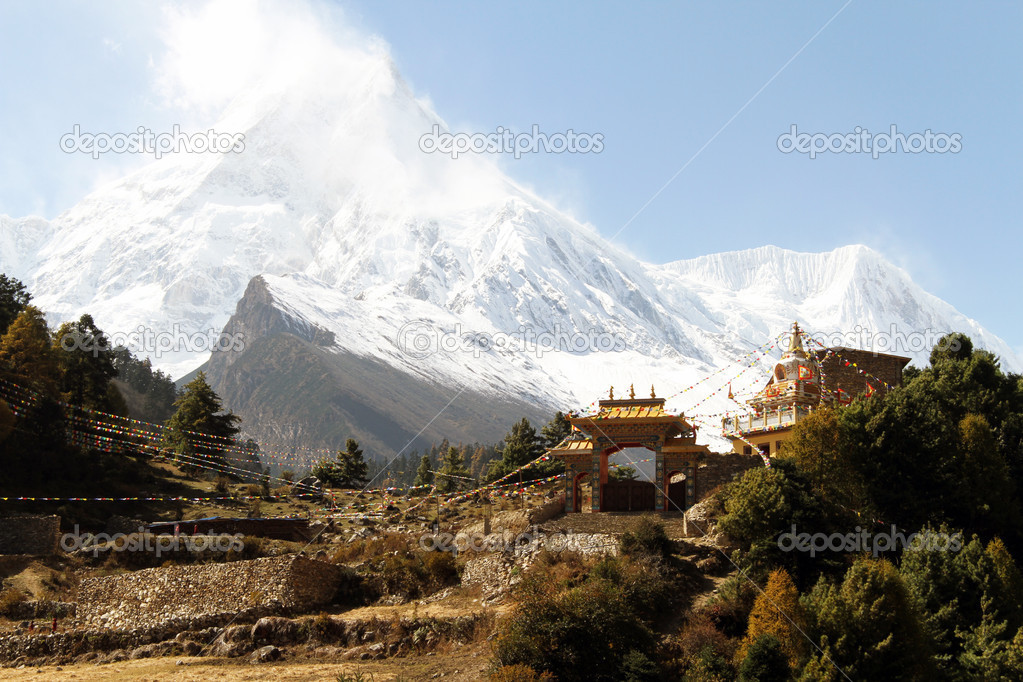 Mountain and monastery