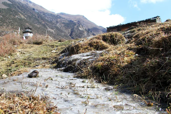 Ghiaccio sul fiume — Foto Stock