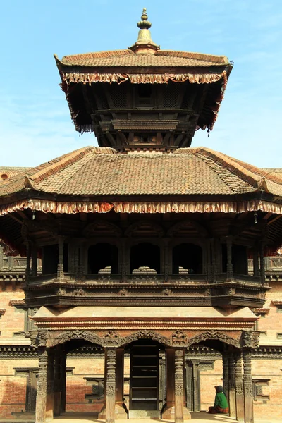 Pagoda bhaktapur olarak — Stok fotoğraf