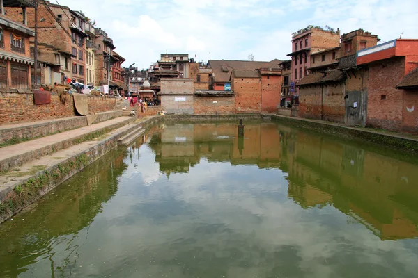 Piscina verde — Foto Stock