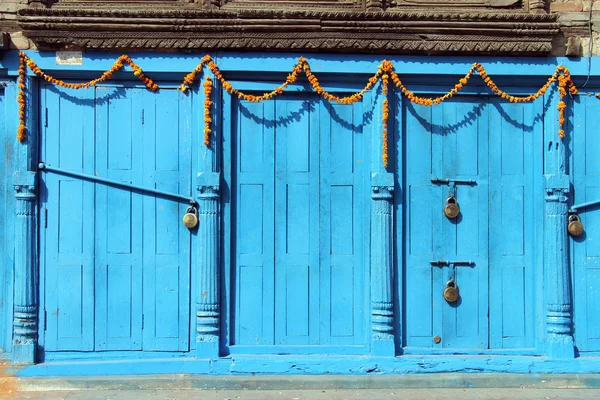 Μπλε πόρτες — Φωτογραφία Αρχείου