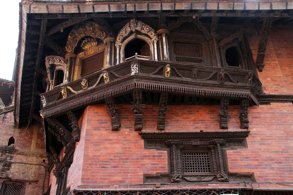 Wooden balcony — Stock Photo, Image